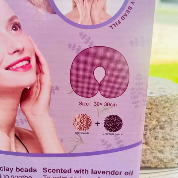 Aromatherapy Face Mask Towel Heat or Cool NWT - Picture 2 of 10